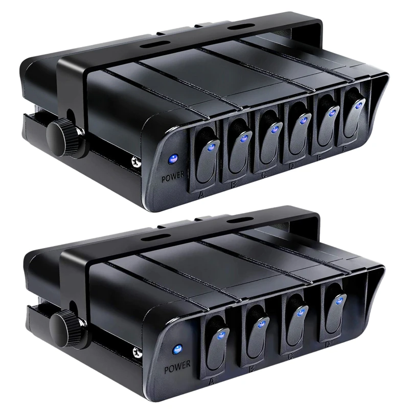 

12-24V Switch Box Rocker Emergency Strobe Light For Car Lights Marine