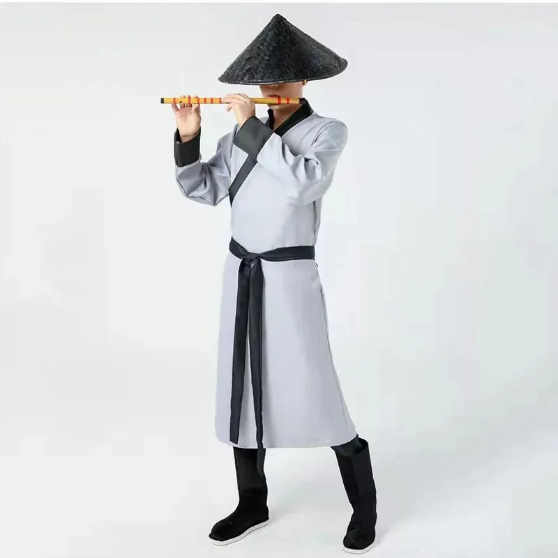 

plus Size Ninja Costume for Men - Japanese/Tiongkok Old Fantasy Homem - Cosplay Halloween Accessor Included/Available
