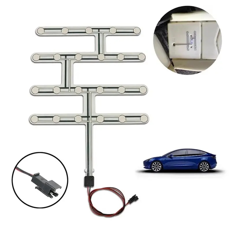 2X Car Seat Pressure Sensor Universal Safety Belt Warning Seated Type Occupied Alarm Pad 2 Accessory Reminder