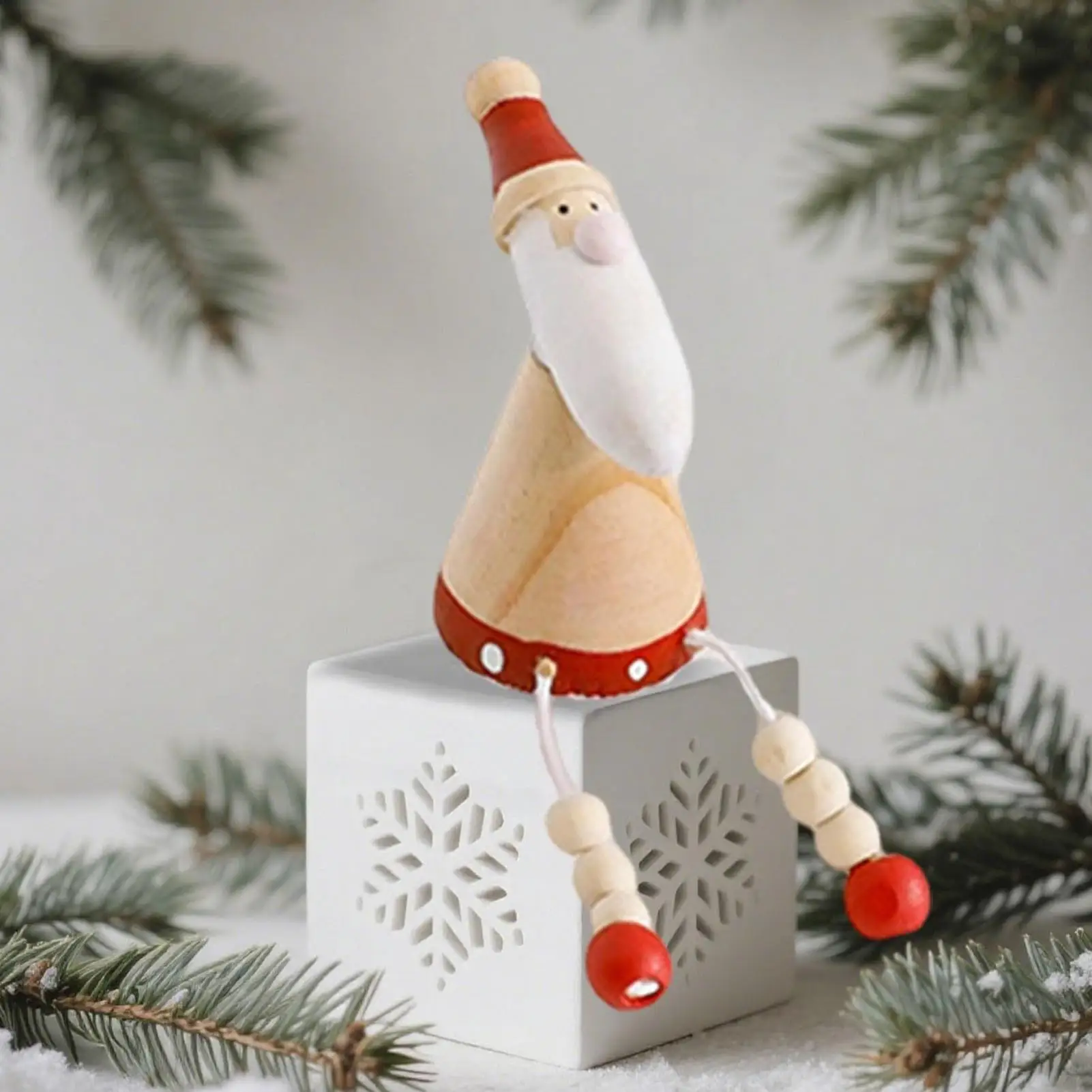 عيد الميلاد تمثال مزرعة احتفالي النحت تمثال عيد الميلاد منضدية زينة لخزانة مكتب الرف رف الكتب سطح المكتب