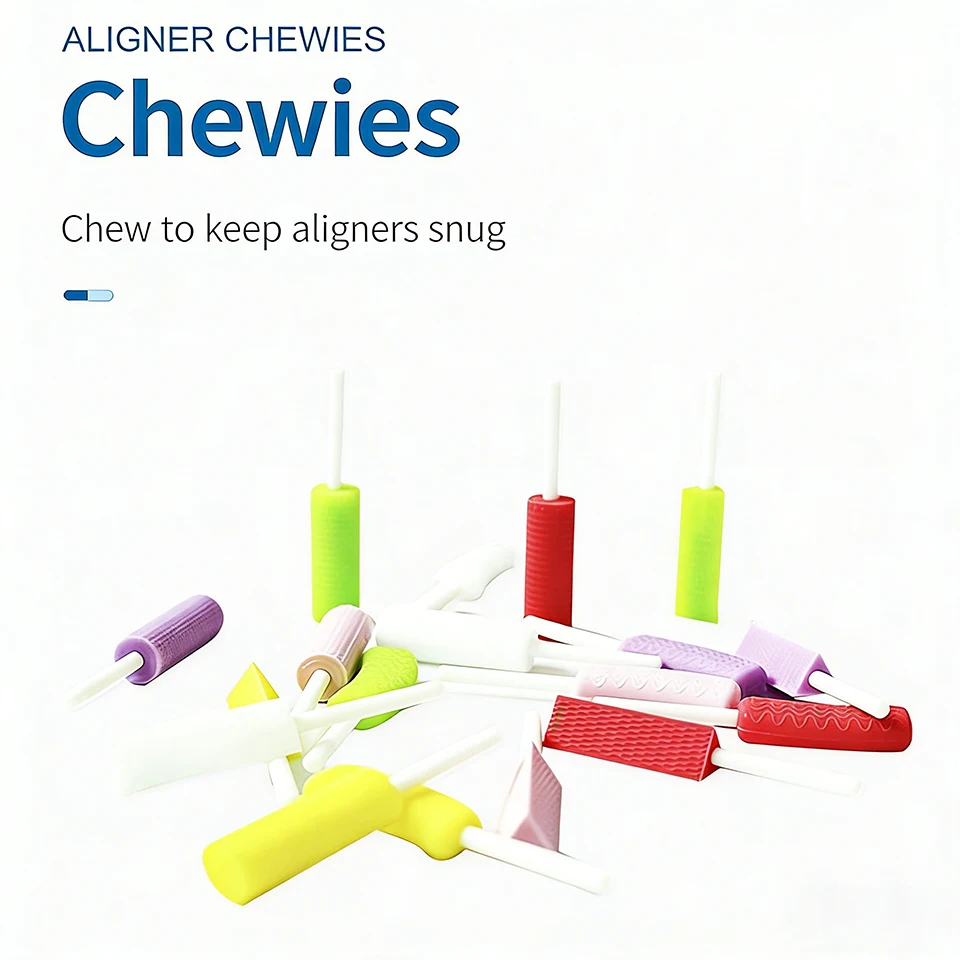 

Набор для ортодонтических элайнеров: силиконовые жевательные приспособления, приспособления для прикуса, аксессуары для элайнеров, силиконовые жевательные приспособления для зубов, набор для хранения в контейнере.