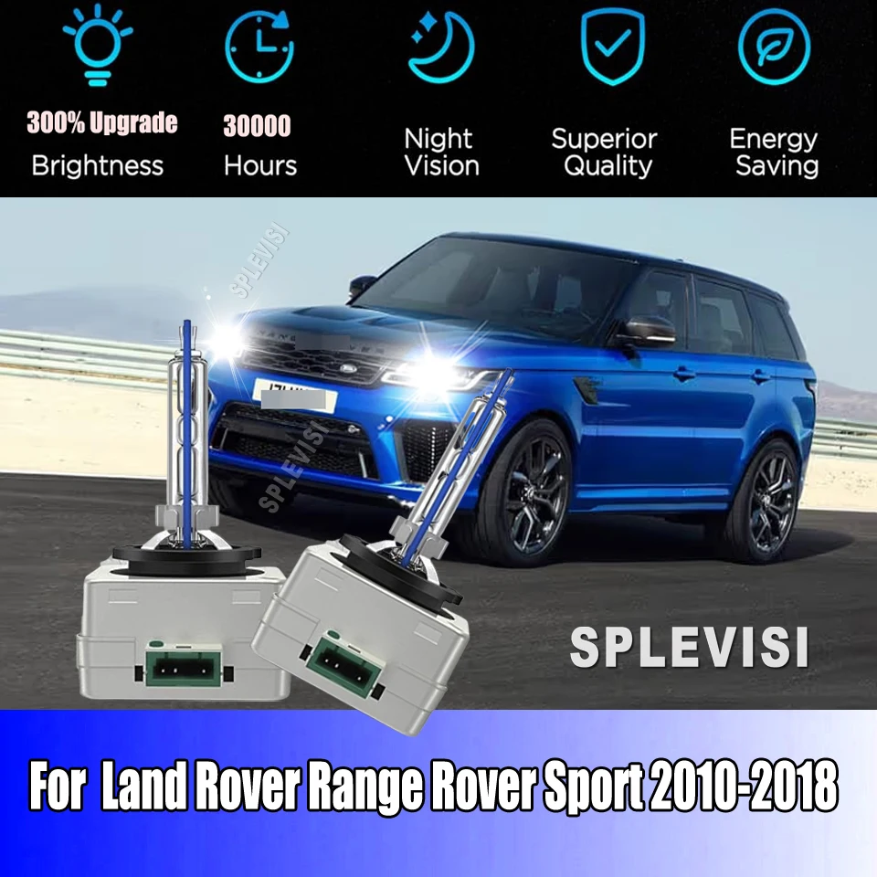 

35W Xenon HID Headlight Bulbs D3S 66340 zero dark spots For Land Rover Range Rover Sport 2010 2011 2012 2013 2014 2015 2016-2018