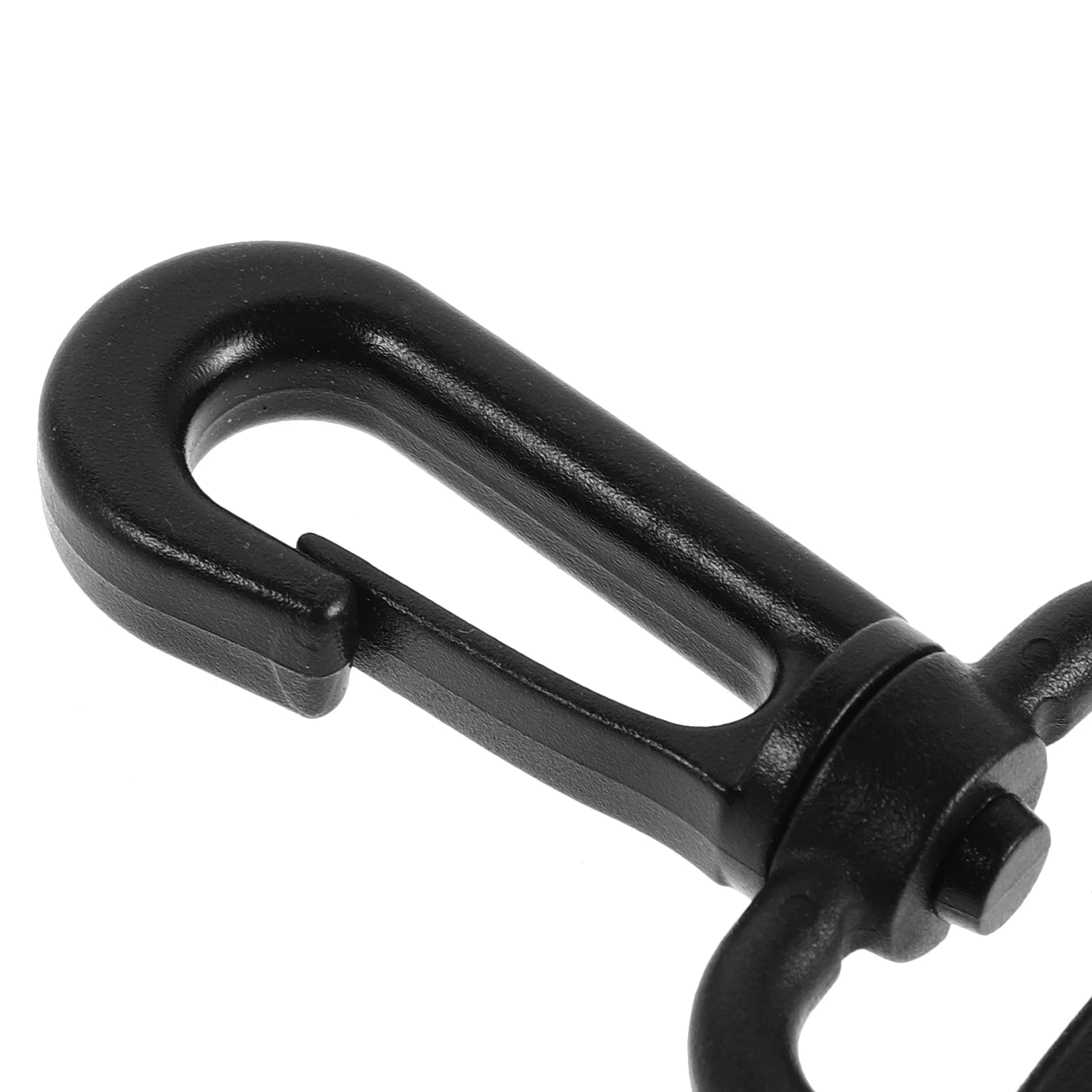 15 قطعة البلاستيك خطاف دوار المفاجئة المشابك حقيبة سوداء حزام مشبك لحقيبة الظهر محفظة الأمتعة DIY إكسسوارات الأجزاء الداخلية للكمبيوتر الروتاري السحابة