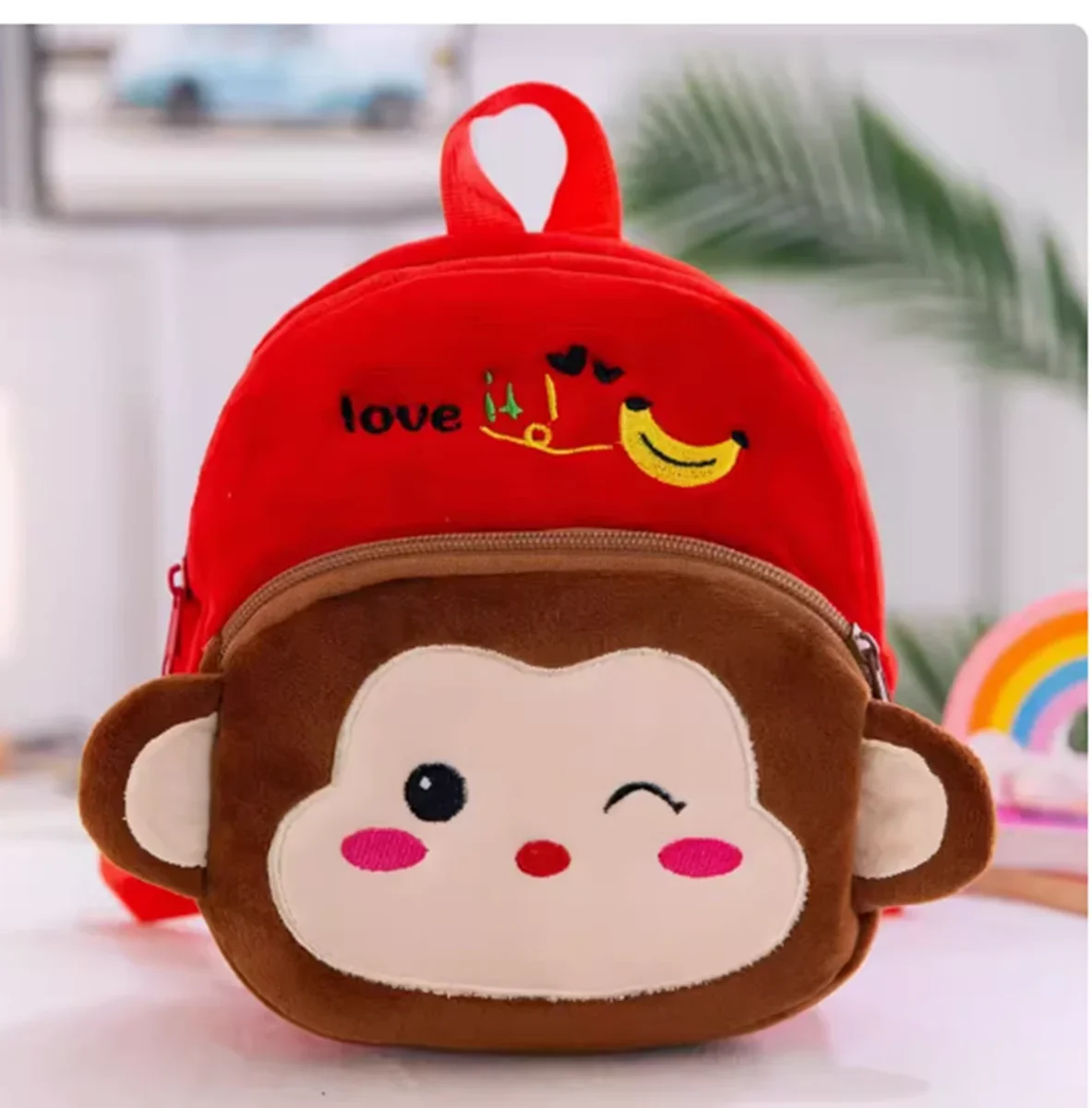 Zaino in peluche per bambini super simpatico cartone animato, mini borsa da scuola, regalo di compleanno per bambini