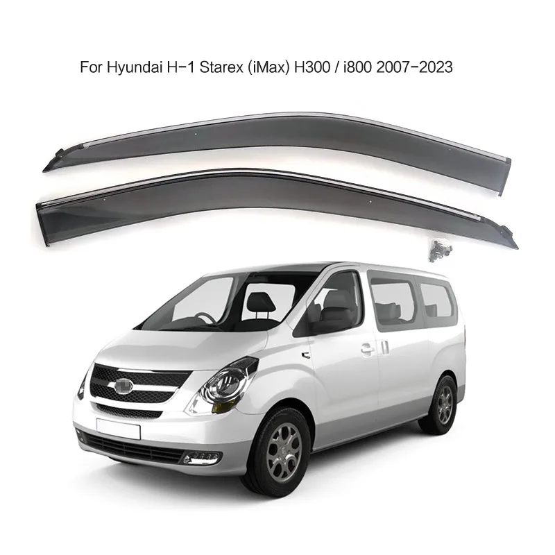 

Suitable for Hyundai H1 Huiyi rain and shine shield H-1 Starex H300 i800 thickened window rainproof eyebrow 2 pieces