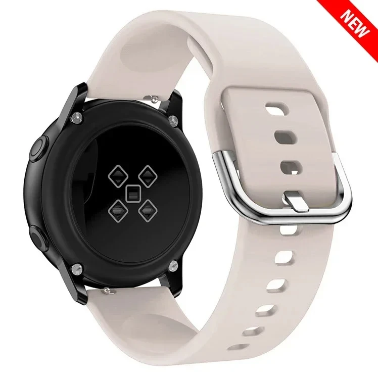 삼성 갤럭시 시계 7/FE/6/5/pro/4 클래식 43-47mm/액티브 2 실리콘 20mm 22mm 팔찌 화웨이 Gt 4-3-2-2e 밴드용 스포츠 스트랩