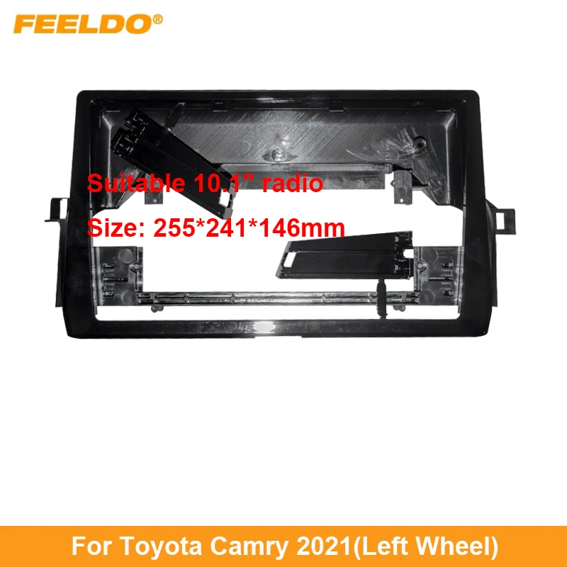 Car 2Din Audio Face Plate Fascia Frame For Toyota Camry (LHD) 10.1