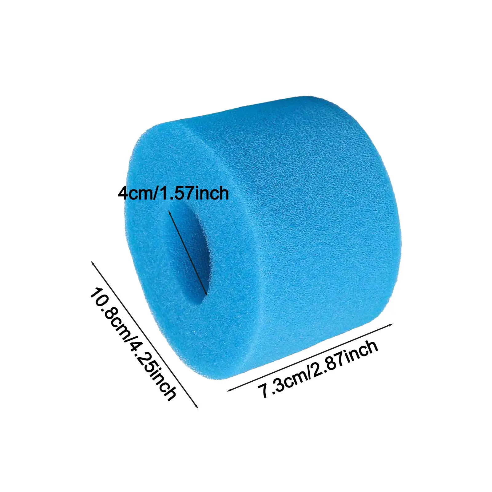 Reusable Lay-In Foam Filter Set for S1 VI Spas - Washable Pool Filter Sponge to Support Regular Spa Maintenance