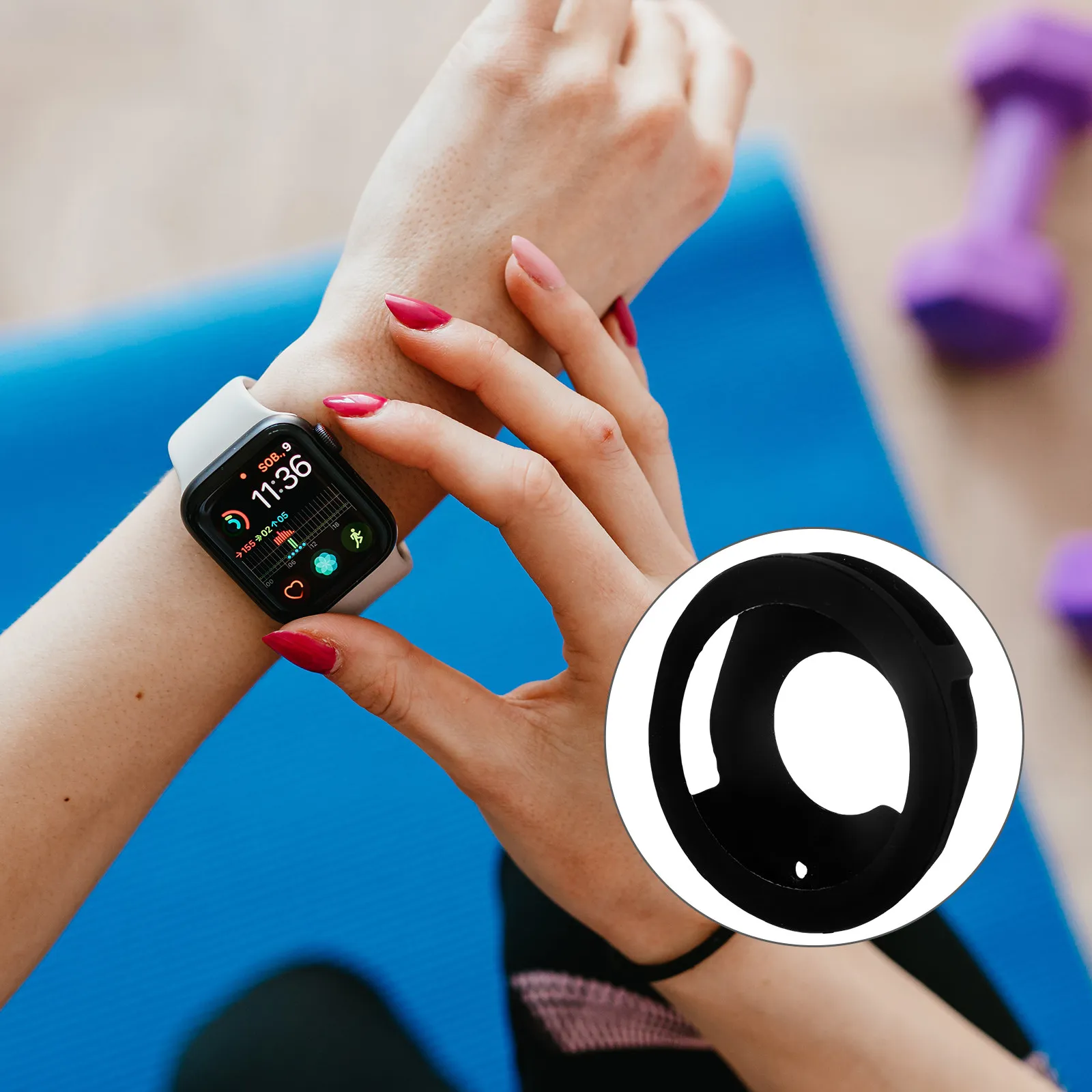 

Набор из 3 противоударных силиконовых чехлов для смарт-часов с перфорацией, обеспечивающих точный доступ к кнопкам