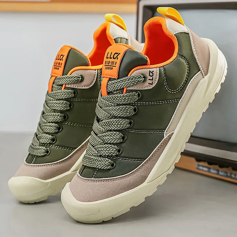 

High Quality Men's Casual Hiking Shoes 2026 New Lightweight Non-slip Platform Sneakers Outdoor Trekking Walking Shoes Кроссовки