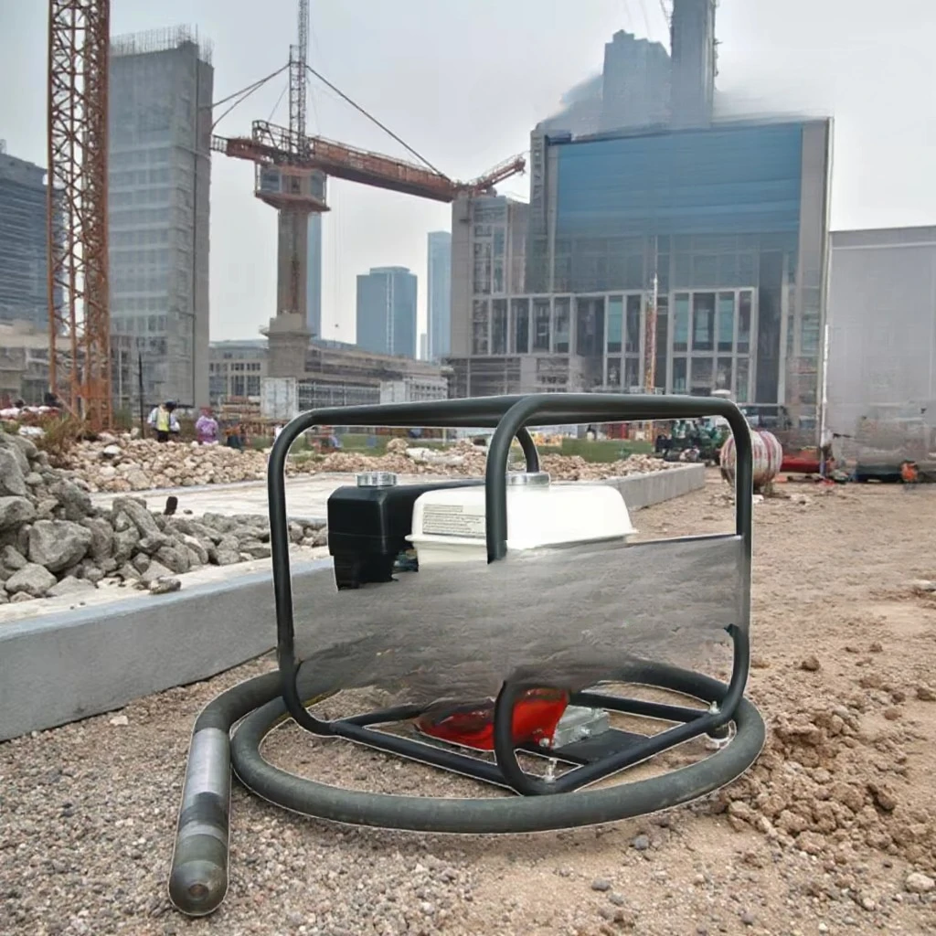 المحمولة الخرسانة بوكر هزاز محرك البنزين هزاز الخرسانة للبيع (FZB-55) #4