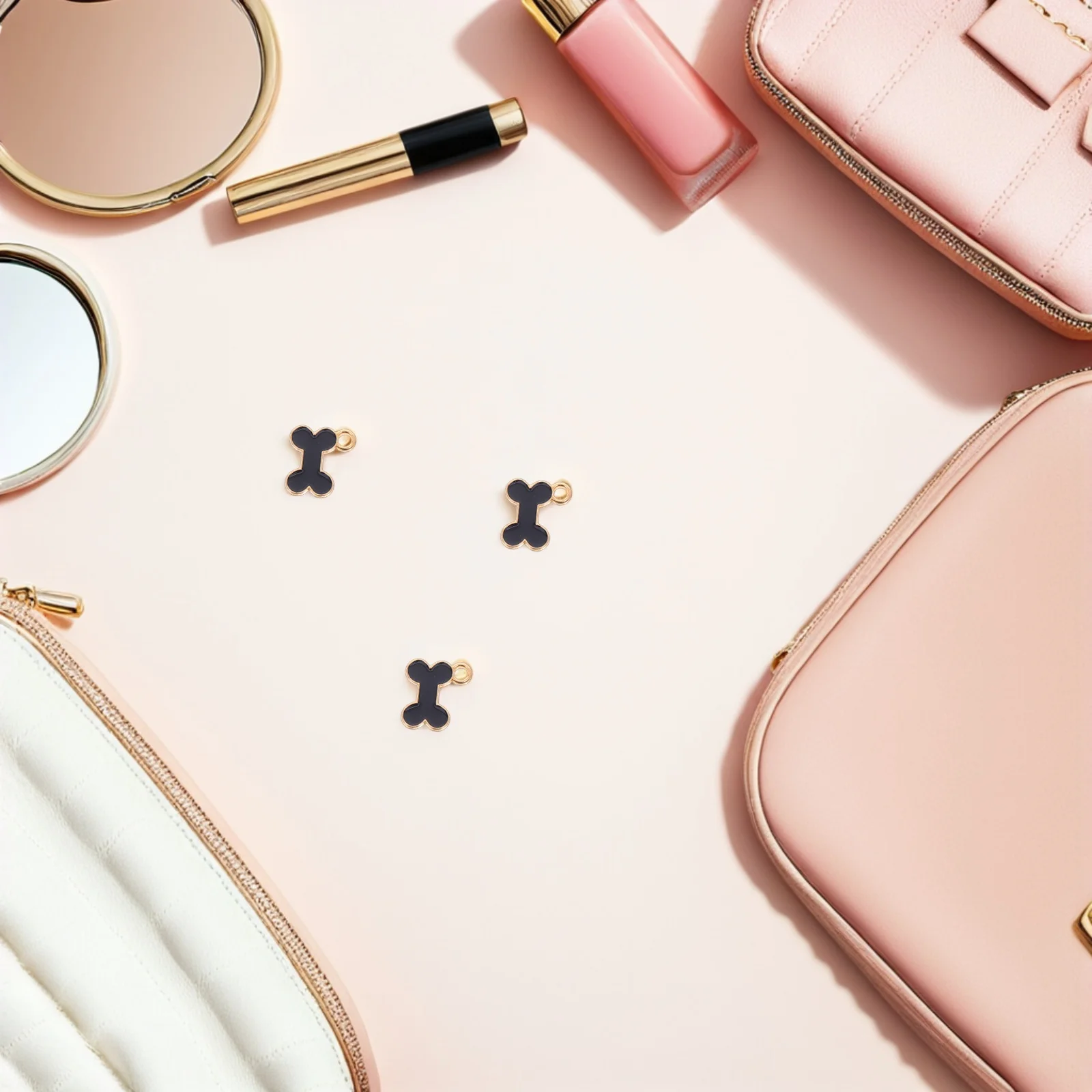 

50Pcs Pendants Alloy Enamel Charms for DIY Bracelet Necklace Making Pet Themed Crafts Dangle Charms for Jewelry