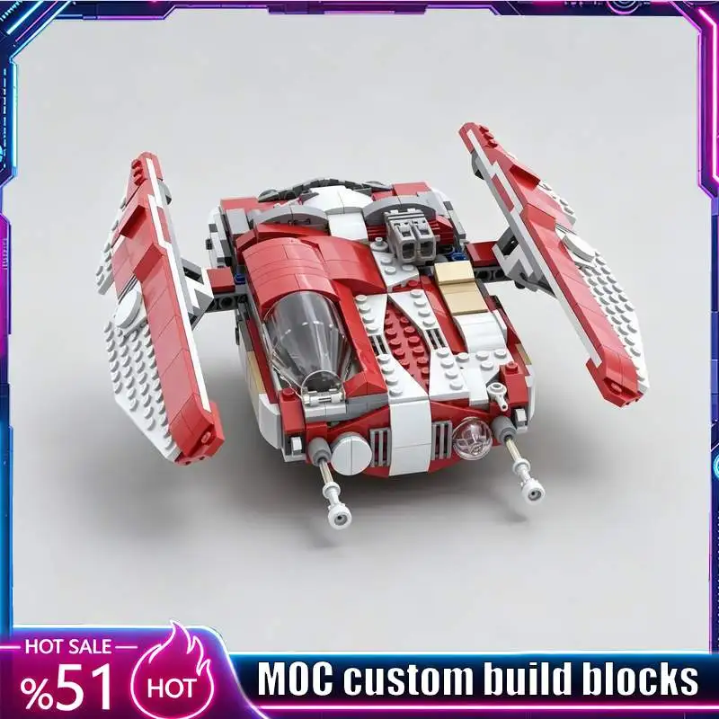 447 PCS Sci Fi Space Hauler MOC Model Custom Puzzle Blocks DIY Creative Assembly Educational Toy Collection Display Brick Gift