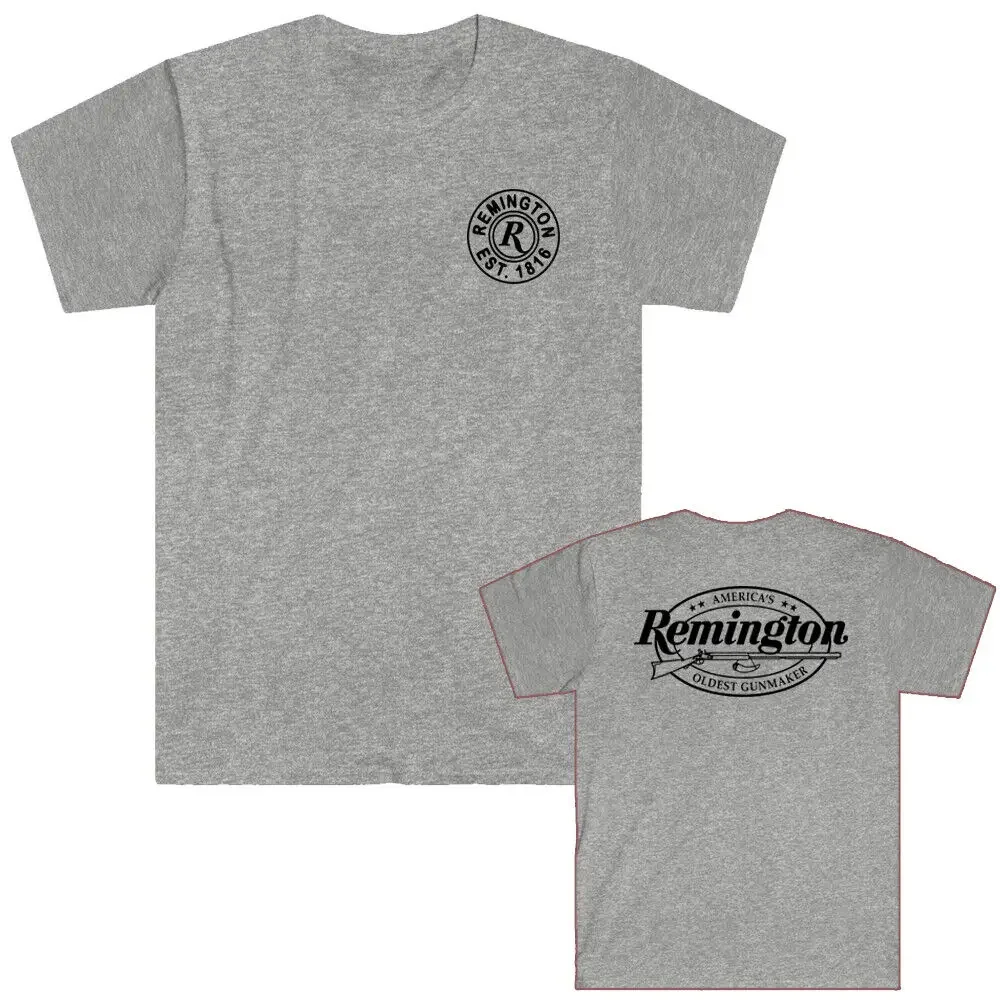 Remington American Gunmaker Guns Firearms Men's Gray T Shirt S 5XL