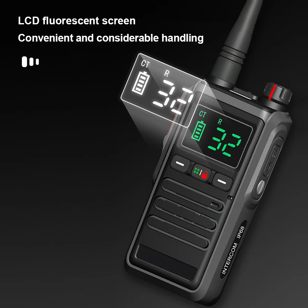 ANYSECU W577 Walkie Talkie 8w IP68 Water-proof 2800mAh with Scanning and Scrambling Function High/Low Power Selection