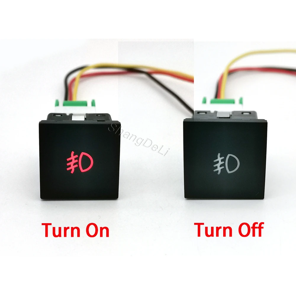 1 шт., подходит для VW Jetta Golf 6 MK6 2006-2012 гг., автомобильный светодиодный DRL, парковочный радар, включение и выключение, переключатель противотуманных фар гаража с проводом