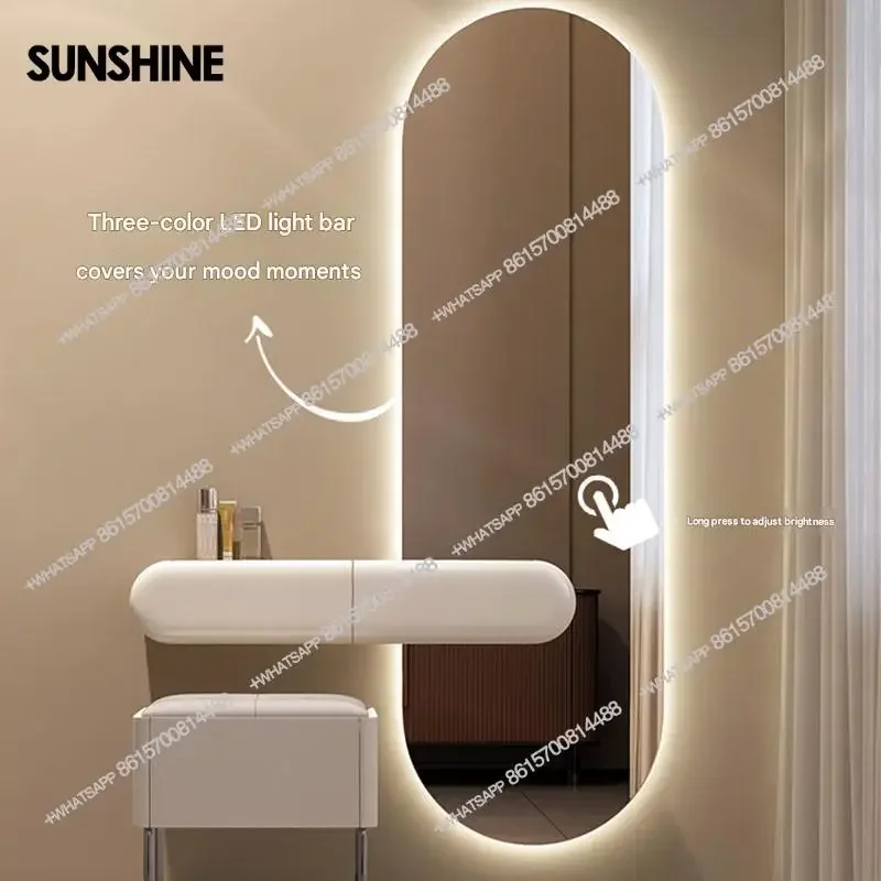 

Mirror Office Vanity Table Hallway Chinese Medicine Restaurant Cosmetics Dressing Table Flexible Penteadeira UniqueY