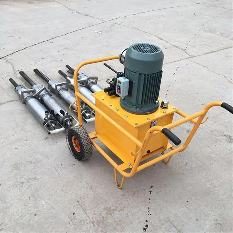 Hydraulic Electric Rock Splitter Stone Breaking Machine Tunnel Excavation Rock Separation Mining Quarry Construction Equipment