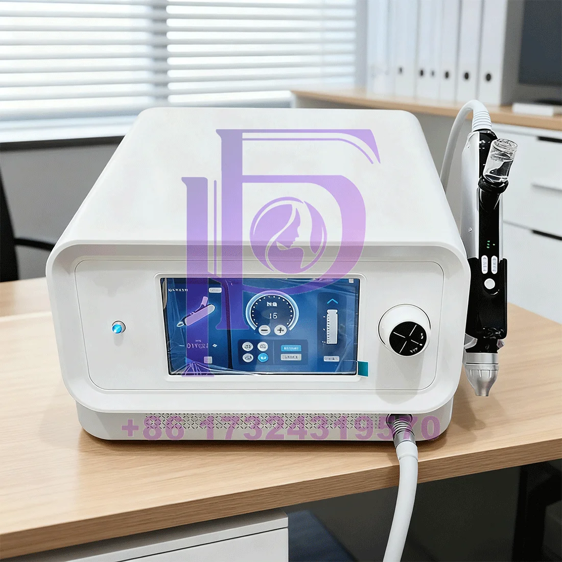 Pistola a spruzzo idro facciale 4Bar Getto di ossigeno Rimozione di punti neri Rivitalizzante della pelle Strumento di pulizia profonda per la macchina per la cura della pelle per la cura della bellezza