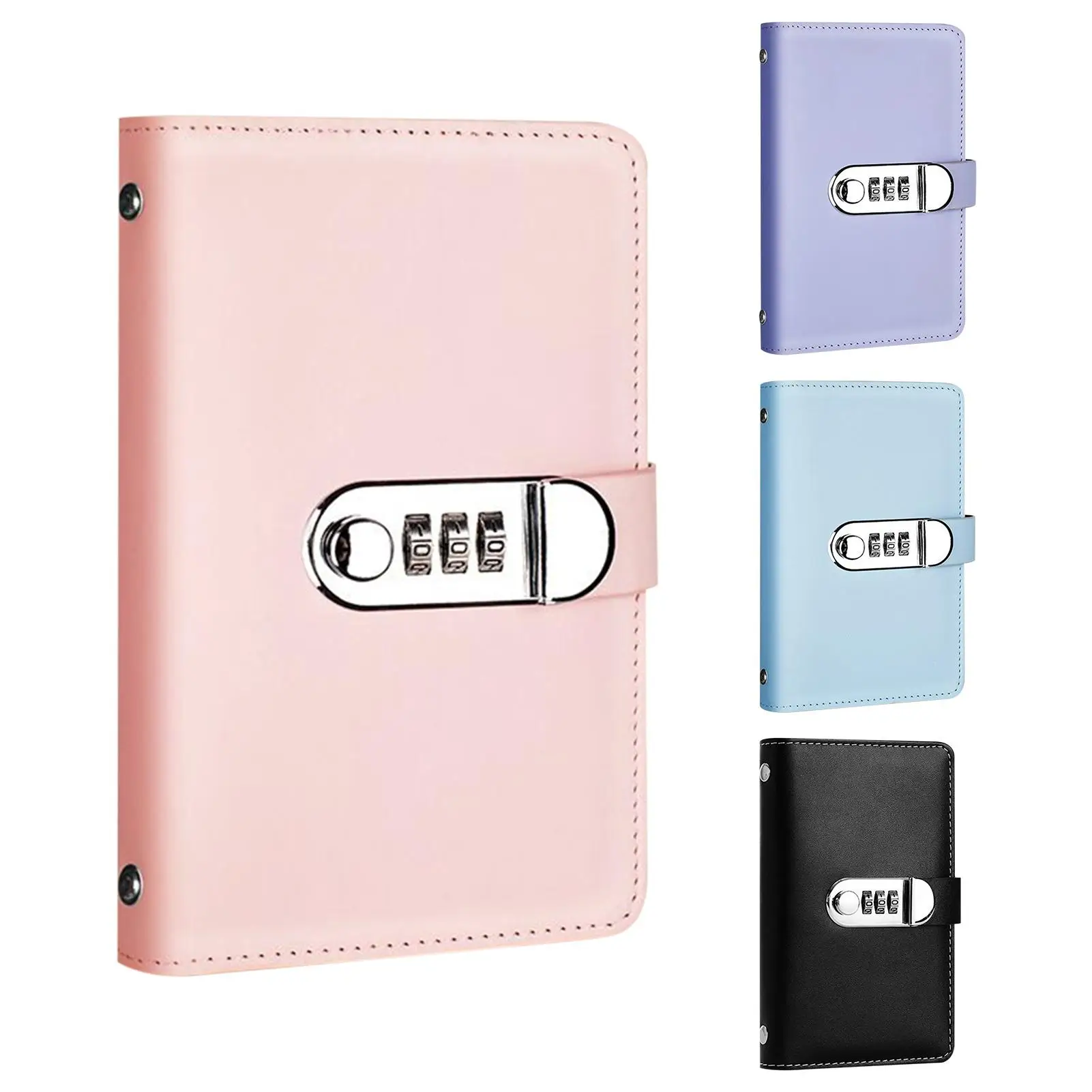 Saving Money Book 100 Envelopes Combination Lock Notebook 3-digit Password Lock Money Book For Budget Financial Cash Saving