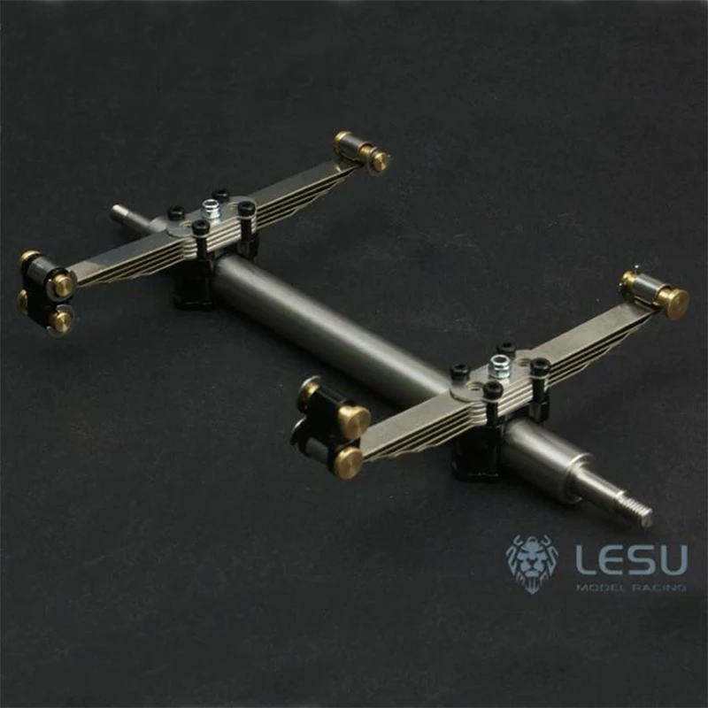 LESU X-8014-A 1/14 RC truck engineering trailer small wheel suspension (including axle) Tamiya trailer container DIY modificatio
