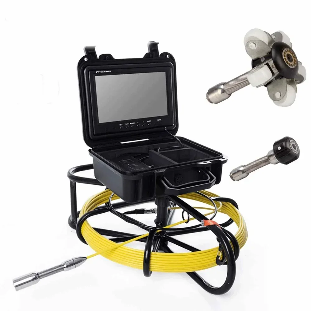 WP9600 DVR 30M Sewer Pipe Inspection Camera System 9