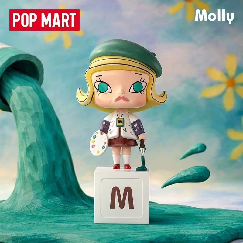 

POP MART MOLLY 20th Anniversary Scenery Along the Way Series 1/8 Scale Poseable Blind Box Collectible Art Toy surprise Gift