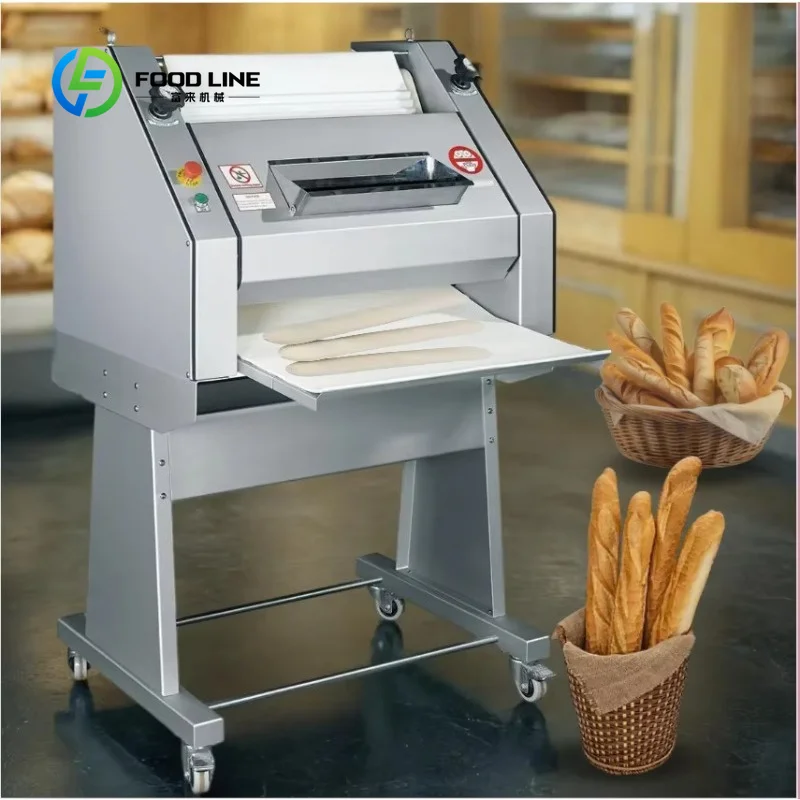 Low Price For Sale Bread Moulder Machine Dough Press Shaping Molding for Baguette and Toast Bar Bread Making