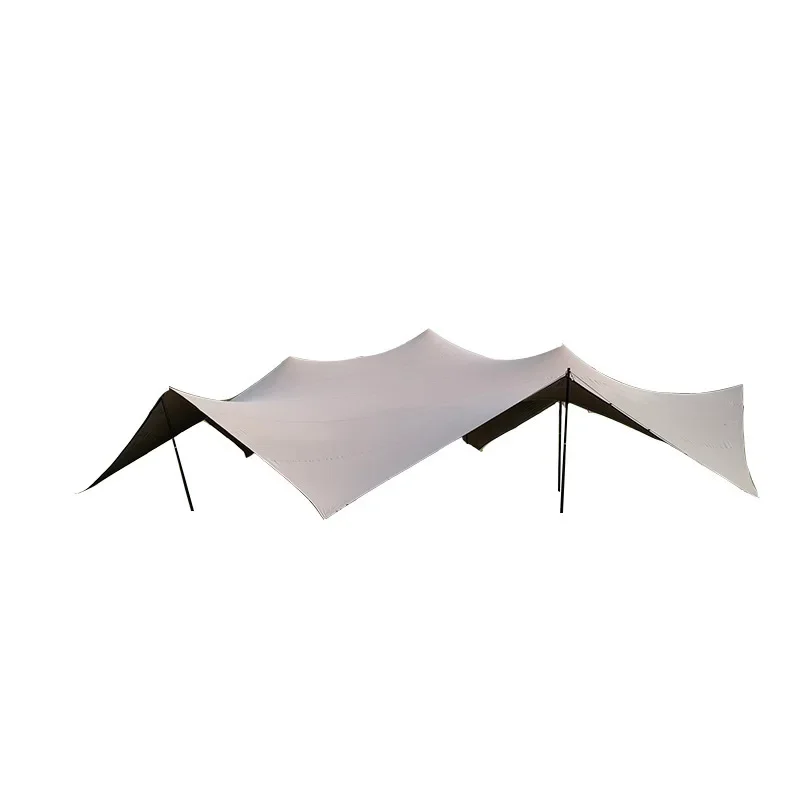 Outdoor tent mountain sea canopy composite elastic cloth sun protection oversized camp camping awning canopy