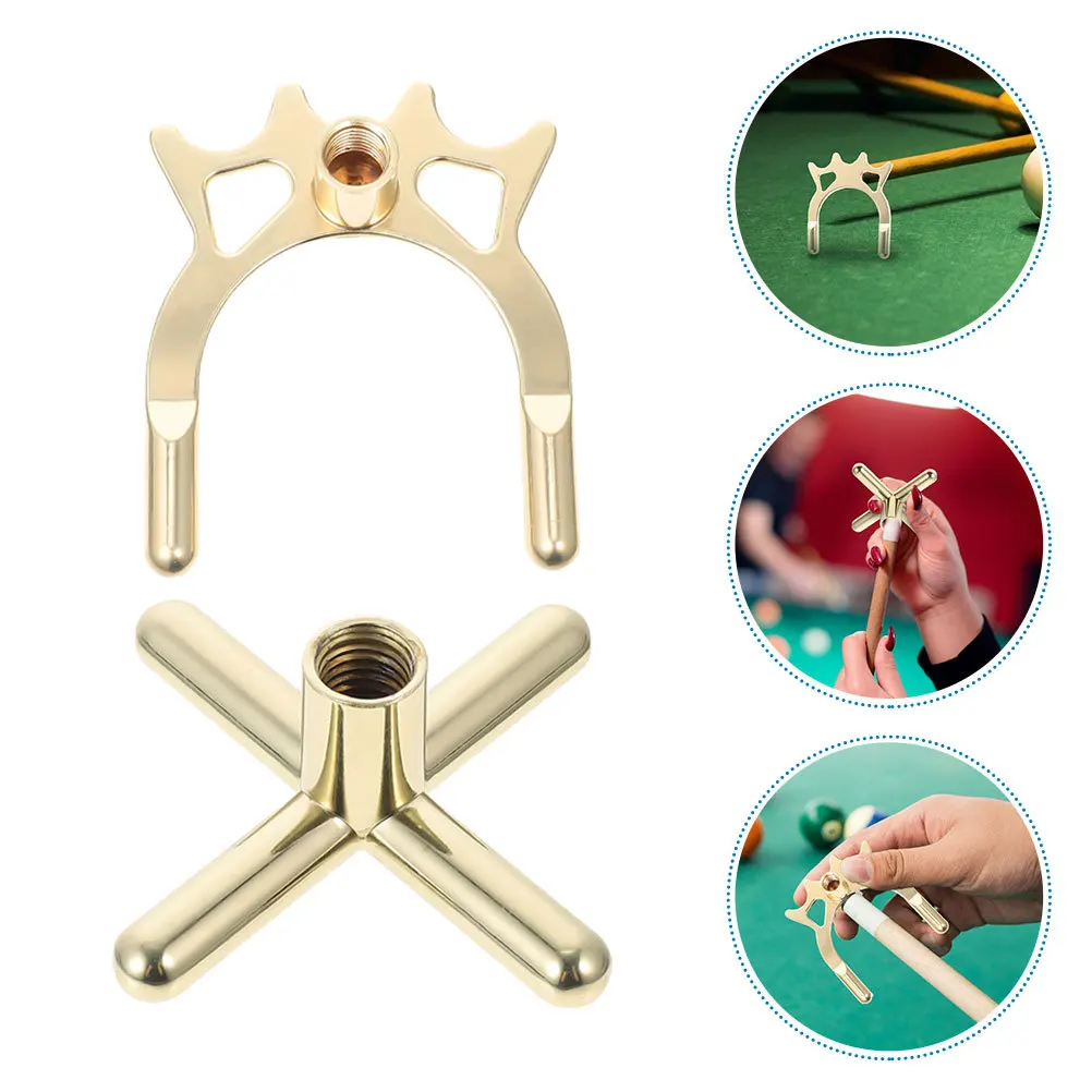 

2Pcs Pool Stick Bridge Holder Billiards Accessories Cue Rest for Steady Shots and Professional Level Gameplay Pool Cue Bridge