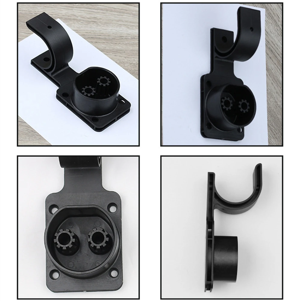 GBT EV Charger Holder Cable Holder For Electric Car DC GB/T Charging Cable Organizer Wall Mount Connector Bracket Wall Mounted