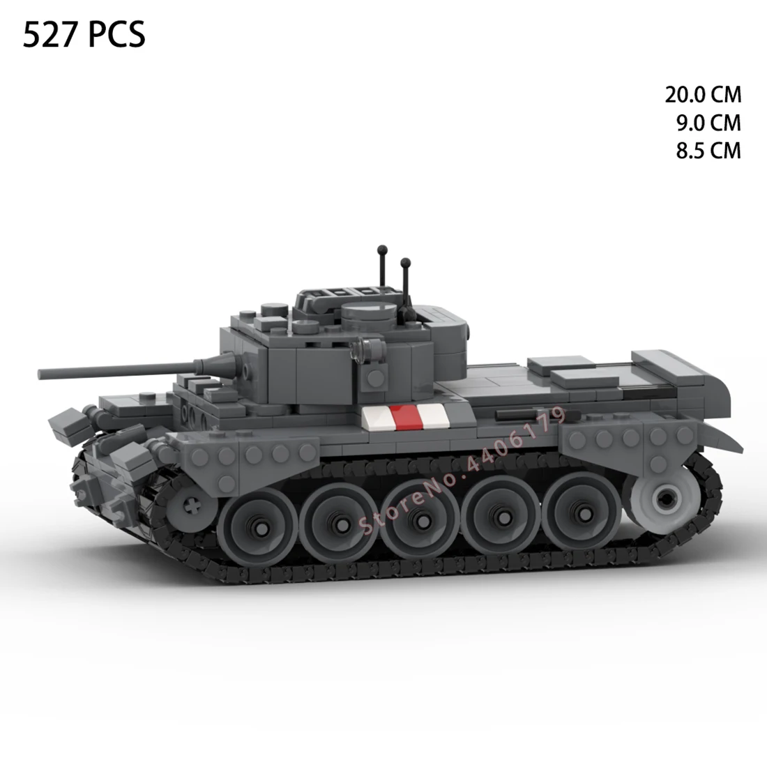 

hot military WWII UK Cromwell tank base British Army vehicles Blitz war weapons equipment Building Blocks model bricks toys gift