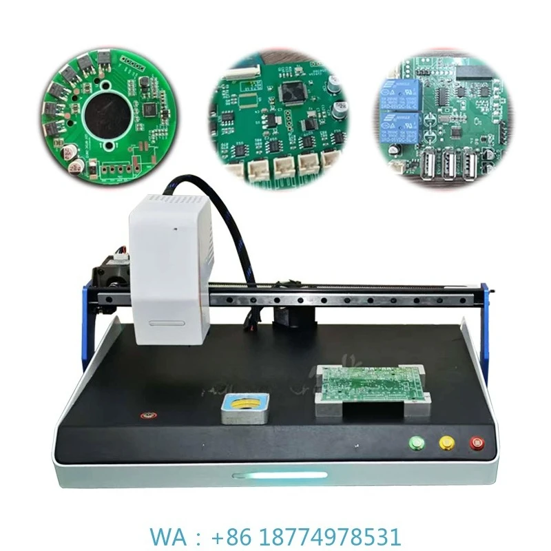 Mini Automatic Pick-And-Place Machine With a Single Nozzle LY-Mini S1 Dual-Vision System Is a High-Speed Desktop