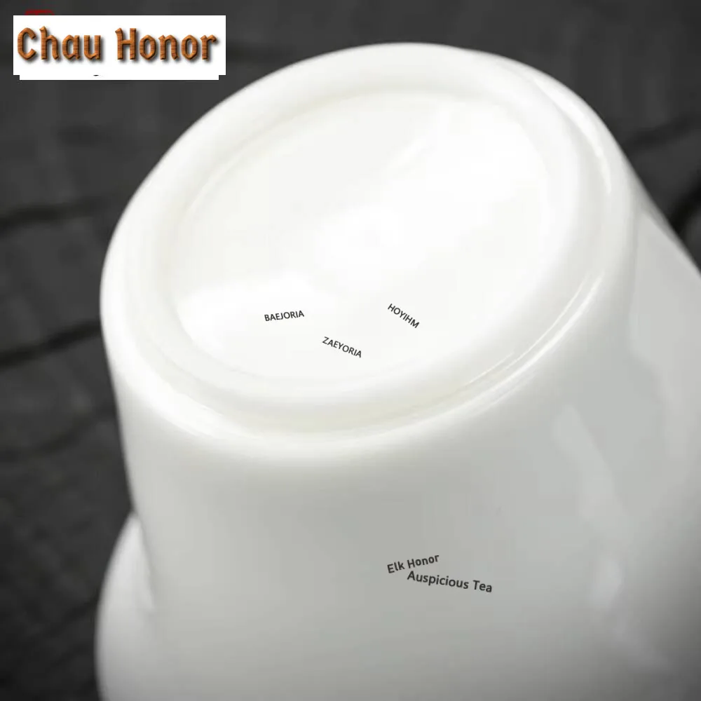 180ml Iced Jade White Porcelain Gaiwan Handmade Thin Body Tea Tureen Household Tea Maker Sancai Cover Bowl Teaset Supplies Craft