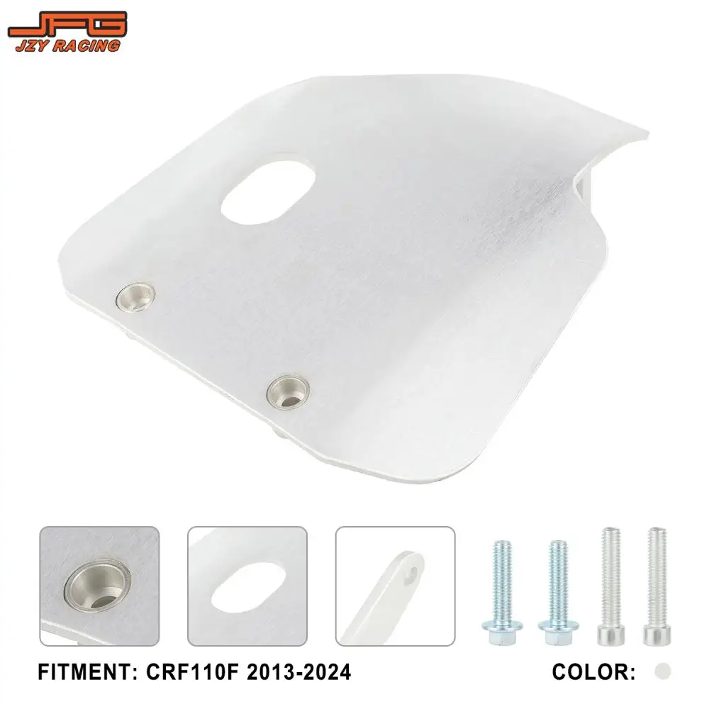 

Для CRF110F мотоцикла с ЧПУ, защитные аксессуары для шасси, нижняя пластина, крышка для Honda CRF110F 2013-2022 2023 2024, грязевой питбайк
