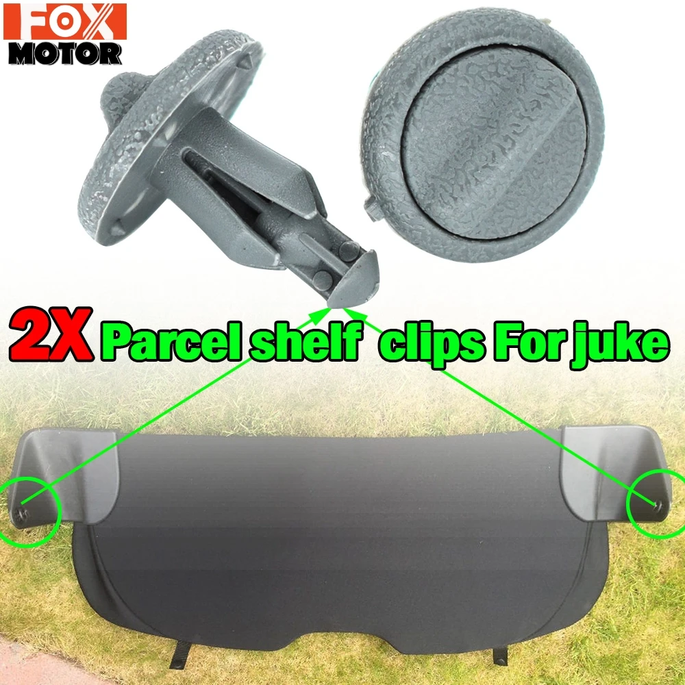 1 Pair For Nissan Juke F15 Early Type Rear Parcel Shelf Clip 799161KA3A Rear Boot Trunk Luggage Package Load Bracket Retainer