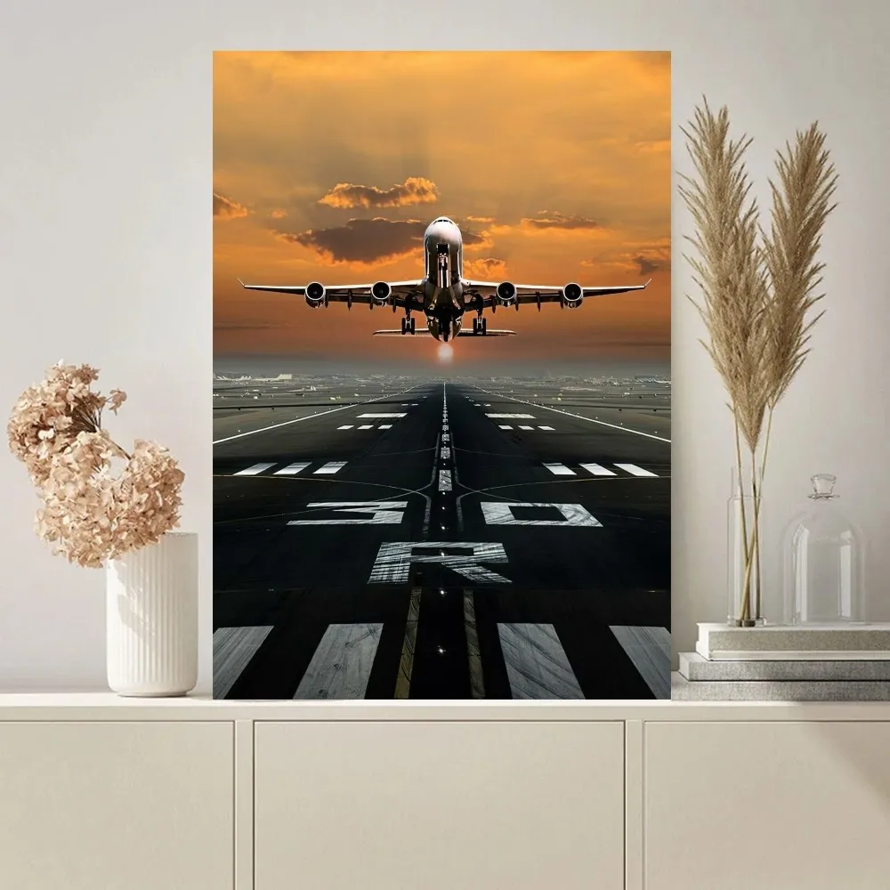 Airplane Pilot Poster Paintings on The Wall Picture for Living Room Interior Painting Room Decoration