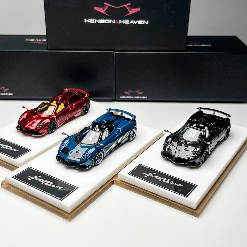 HH modèle 1/64 Pagani Huayra Tricolore alliage véhicule à moteur jouet moulé sous pression en métal modèle Collection garçon cadeaux de noël