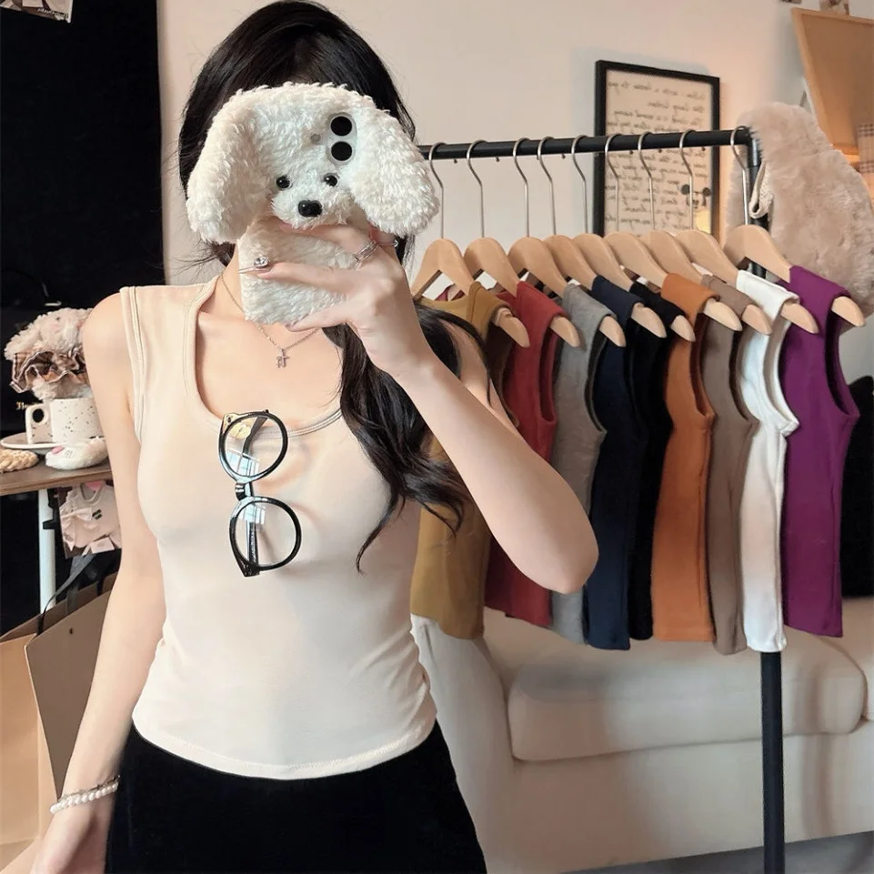 خريف شتاء جديد Sle لون نقي Brued واسعة حزام الكتف سترة ضئيلة مع وسادة الصدر تنوعا أعلى للنساء