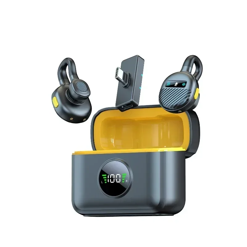All-round hidden button, wireless collar microphone, voice microphone c