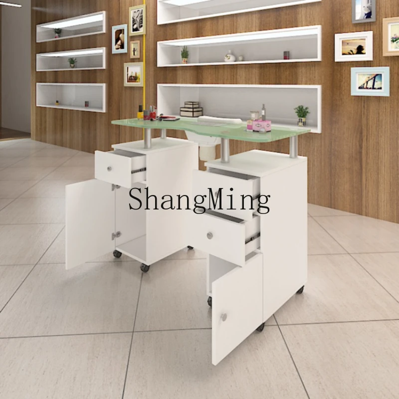 

ZYY manicure table single commercial with vacuum cleaner simple and e****mical modern roller manicure table