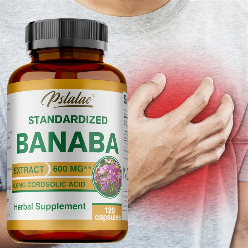 Banaba Leaf Capsules - Control Blood Sugar Levels and Stabilize Metabolism, Support Overall Health