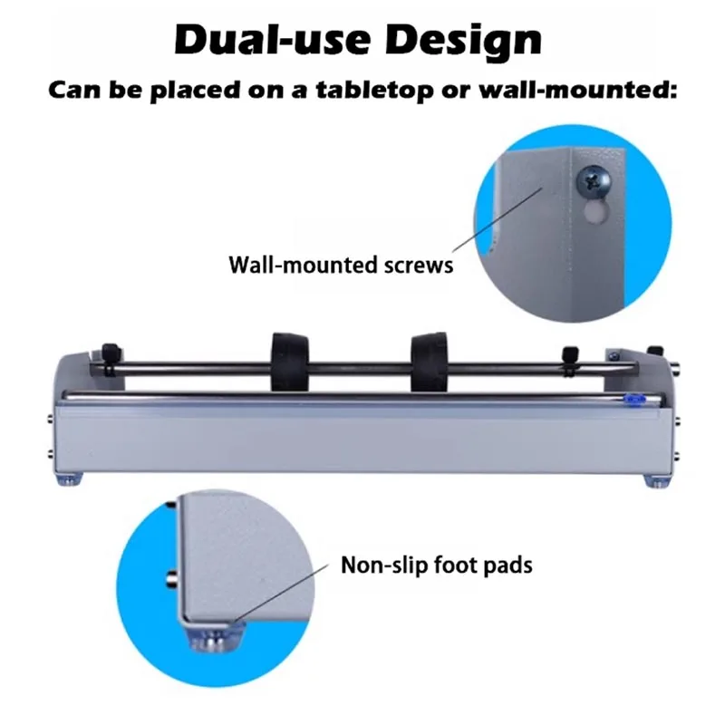

Commercial Wrapping Film Packaging Machine Cling Film Cutting Device Fixed Bracket Express Packaging Desktop Winding Film Holder