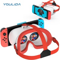 For Nintendo Switch OLED VR Headset 3D Glasses Virtual Reality Movies NS VR Immersive Gaming Experience Headband Adjustable Lens