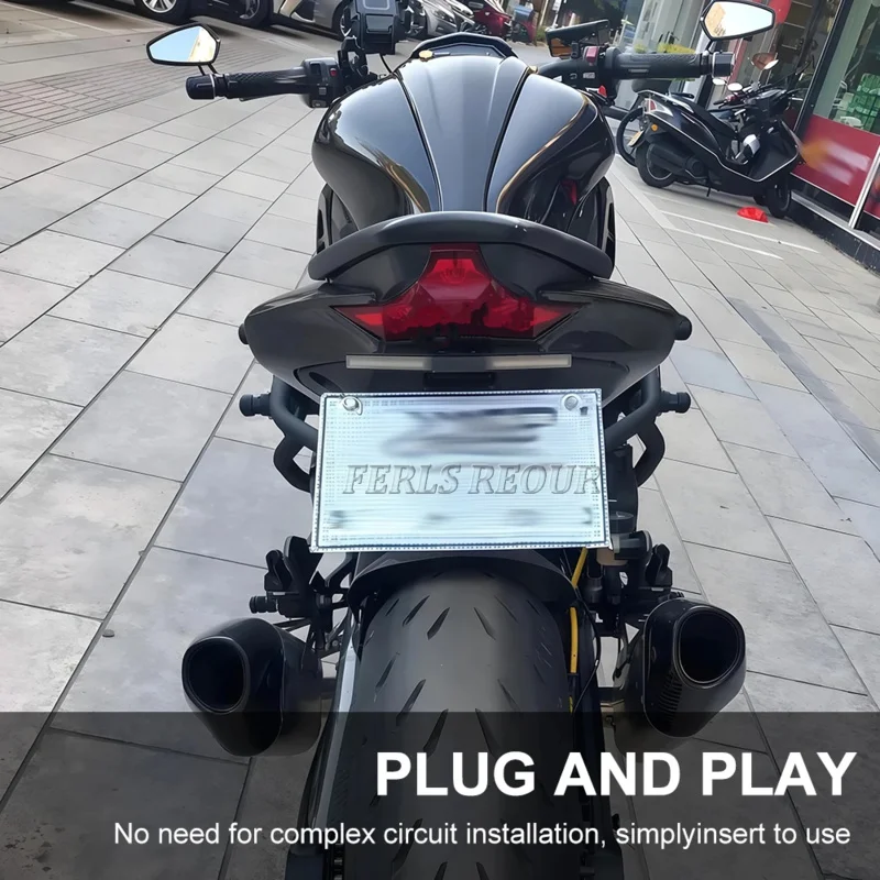 

Z1000 2018-2023: Универсальный светодиодный фонарь-хромированный обвес (Tail Tidy) — интегрированные поворотники и кронштейн для номерного знака, яркий стоп-сигнал, EAS