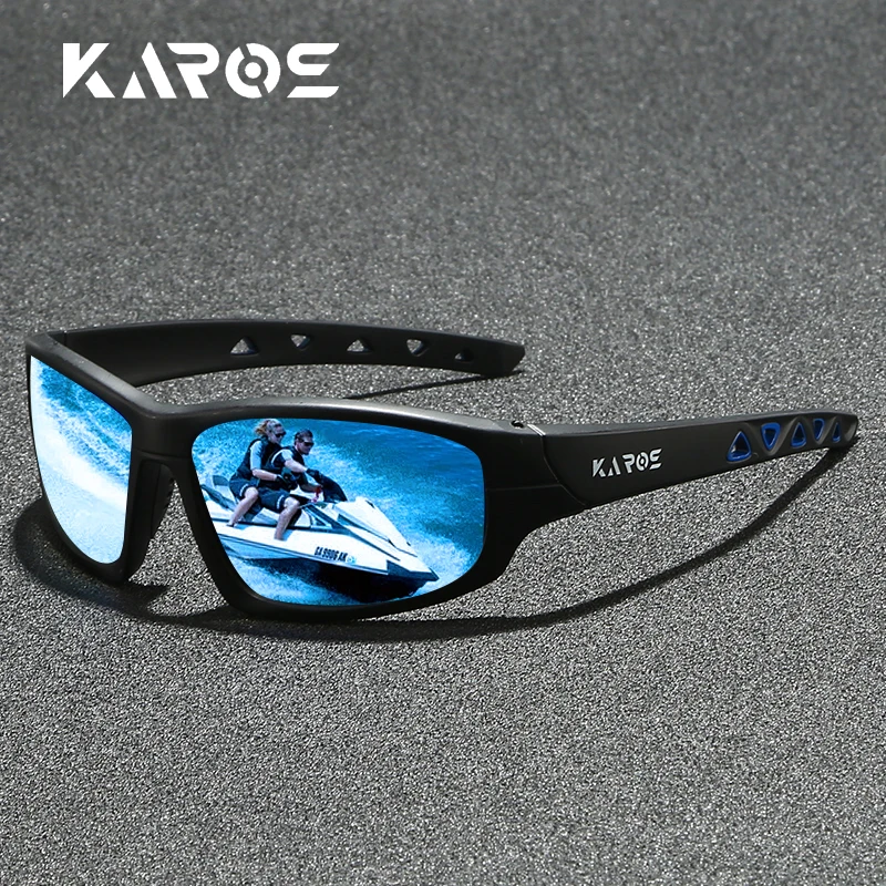 

Polarized Sports Sunglasses with Anti Slip Nose Pads and Secure Fit for Tennis Soccer and Other Dynamic Sports for Men Women