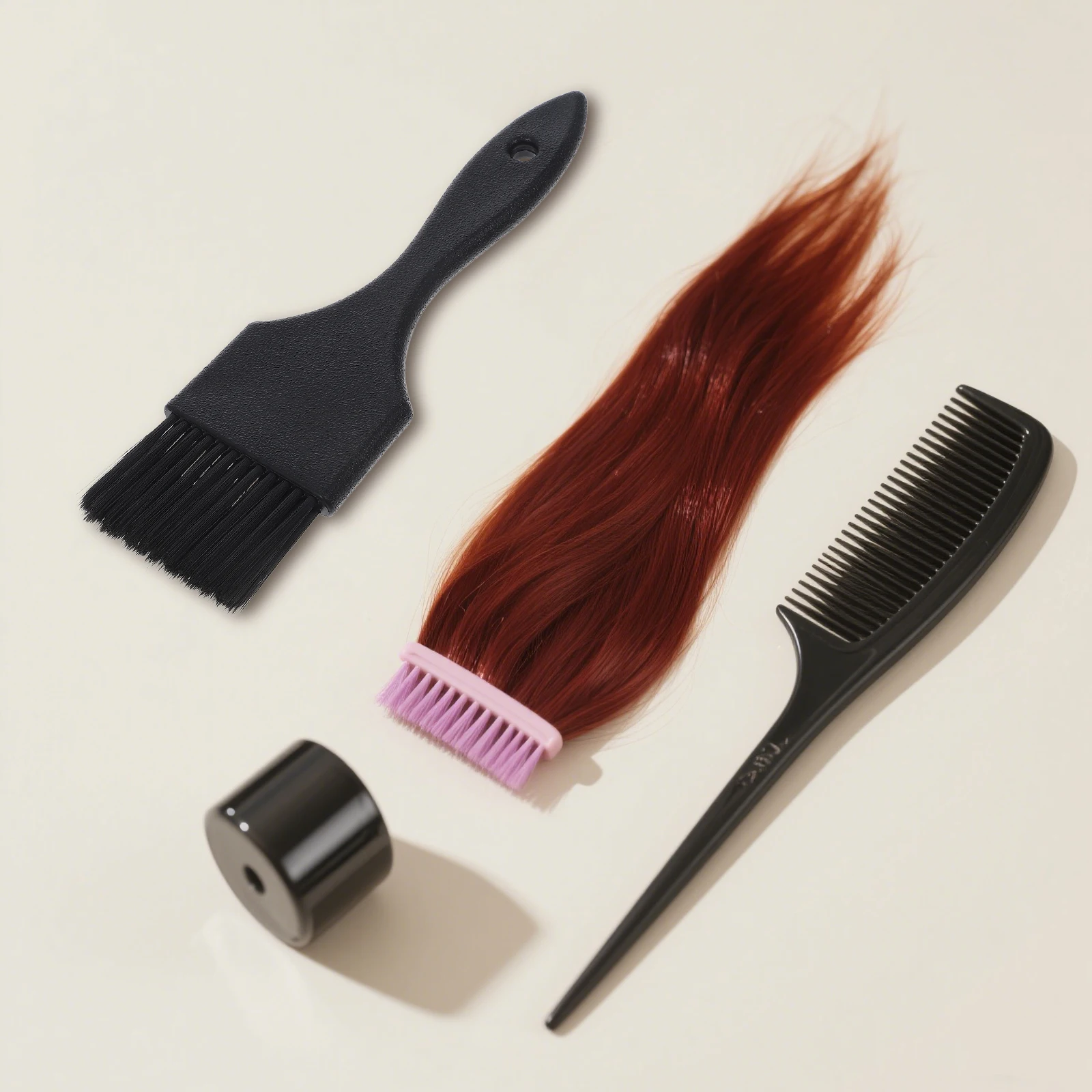 

Hair Dye Brush Black Applicator Professional Salon Tools Long Handle Soft Bristles Reusable Environmental Protection