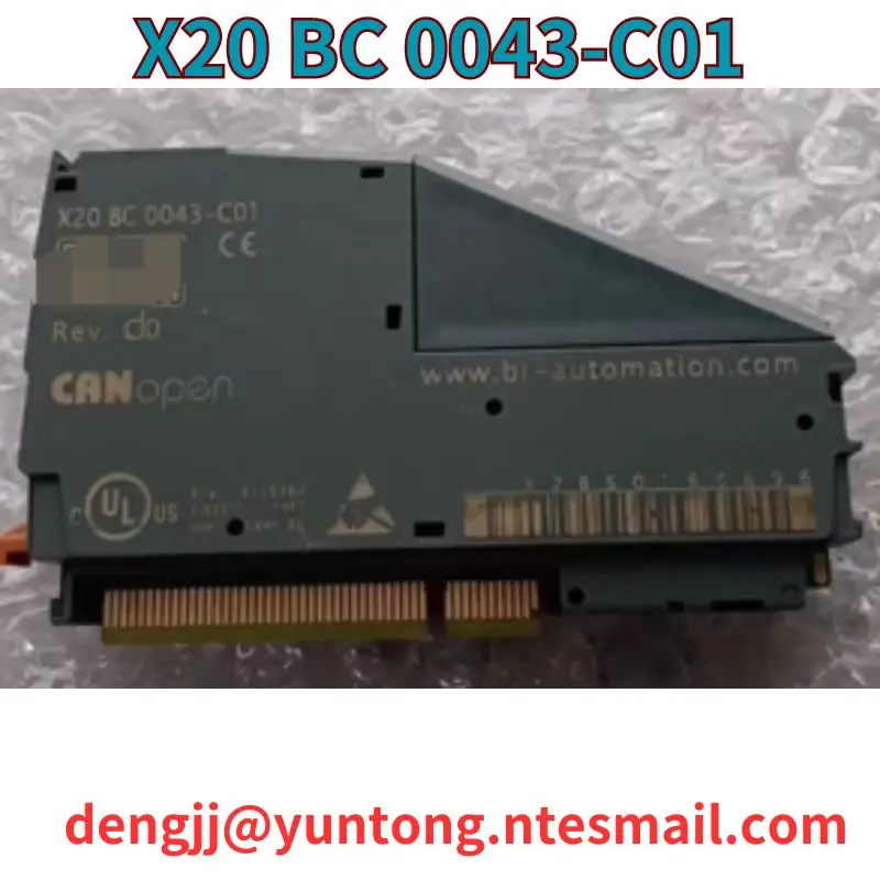 

Used X20BC0043-C01 module tested intact and shipped quickly