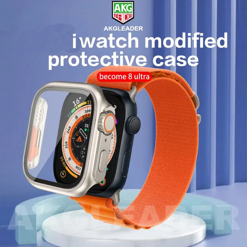 Suitable For Apple Watch Modified Protective Case Become  iwatch 8 Ultra 49mm