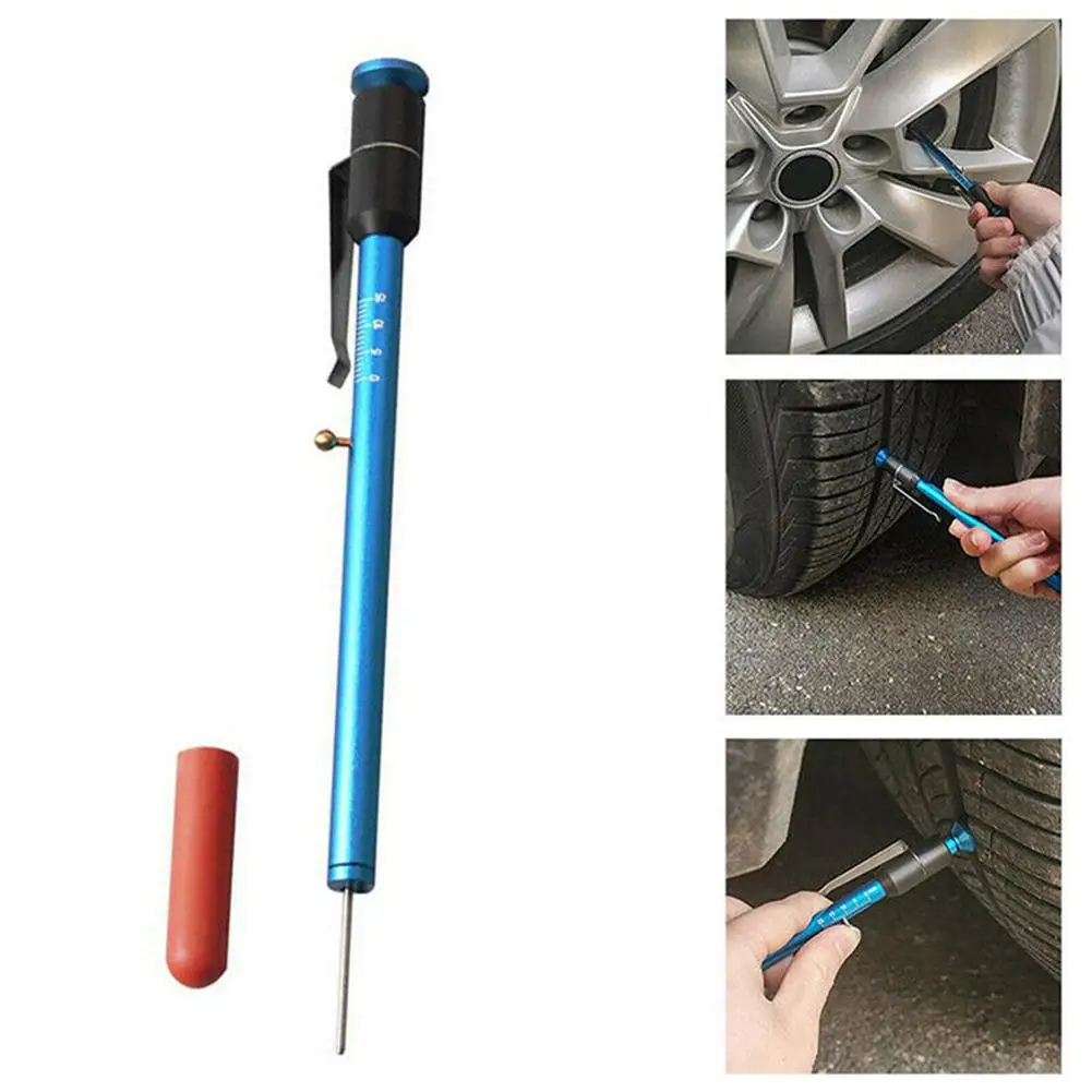 Car Brake Pad Tester Pen Brake Block Scale Thickness Gauge Measuring Tool Tire Wheel Detection Tools Detector Accessories